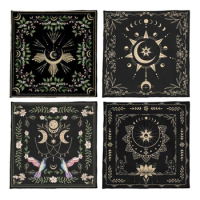 Square Flannelette Tarot Altar Cloth Board Game Pad Astrological Oracles Pad Table Cover Card Mat Divinations Dropship