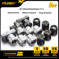VILTROX 23mm 33mm 56mm 13mm F1.4 For Fuji X Mount Lens Sony E Canon Nikon Z mount Lens Auto Focus APS-C Fujifilm XF Camera Lens