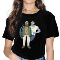Band Gorillaz Vol 27 Tshirt Graphic Women Tops Vintage Goth Fibre Harajuku Polyester T Shirt