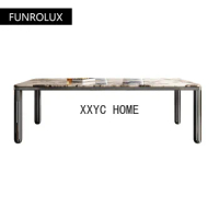 Luxury Marble Rectangular Dining table for Difference Size
