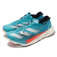 【adidas 愛迪達】競速跑鞋 Adizero Adios Pro 3 M 男鞋 藍 橘 回彈 輕量 運動鞋 愛迪達(ID8468)