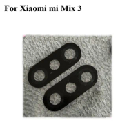 Black For xiaomi mi Mix 3 Mix3 Rear Back Camera Glass Lens Cover Replacement Phone Repair Parts For xiaomi mi Mix3