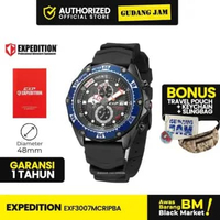 Jam Tangan Pria Analog Expedition EX 3007 MCR Series Silicon Strap EXF3007MCRIPBA