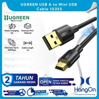 UGREEN 10355 / 50445 Kabel USB A / Type C to Mini USB Male To Male Charger 2A Power Charging Cable F