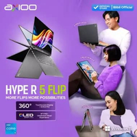 Axioo Laptop 2 in 1 Touchscreen Hype R5 FLIP OLED Intel i5-1235U/24GB/512GB/FHD+ OLED Include