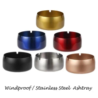 10CM Colorful Windproof Ashtray Durable Container Tobacco Ash Tray Smoking Accessories