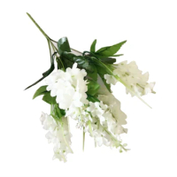 Artificial Hyacinth Silk Flowers Fake Wedding Bouquet Home Party Decoration