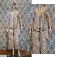 Setelan Batik Dobi Halus Celana Kulot - Modeluv