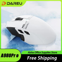 Dareu A980Pro Max Wireless Mouse Nearlink TFT Screen Three Mode Low Latency PAW3395 Sensor Gaming Mouse Magnesium Alloy key Mac