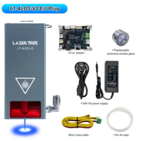 LASER TREE 20W Optical Power Laser Module with Air Assist Nozzle Diode Laser Head for CNC Engraving Cutting Machine DIY Tools