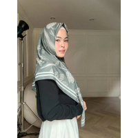 N Able Haru Hijab Signatue Veil (Premium Matte Silk Nano) Soft, Light and Comfortable, Easy to Cover