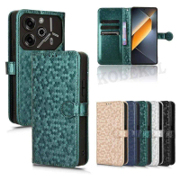 เคส Tecno Pova 6 Pro, กระเป๋าสตางค์หนัง PU ลายจุดพลิก, พร้อมช่องเสียบการ์ด, ฝาครอบโทรศัพท์, เหมาะสำห