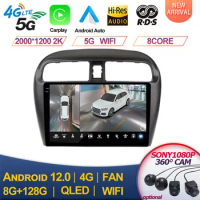 Android 13 Car Radio For Mitsubishi Mirage Attrage 2012 2018 2019 Space Star 2014 Gps Navigation Stereo Multimedia