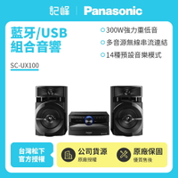 【Panasonic國際】 藍牙/USB組合音響SC-UX100