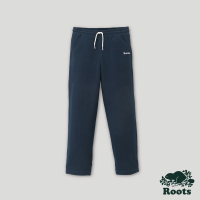 【Roots】Roots大童-曠野之息系列 刺繡LOGO抽繩棉褲(深藍色)