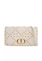 Dior 二手 Dior 迷你羊皮大藤格紋幸運星鉚釘 Caro 斜背包