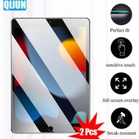 Tablet glass for Apple ipad 10.2" 2021 9th ipad9 Tempered film screen protector hardening Scratch Proof 2 Pcs A2602 A2604 A2603