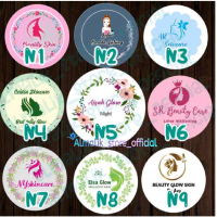 Stiker Label Makanan Custom Sticker Label Kemasan Minuman Jamu Obat Kosmetik Label Kue Produk Nama J