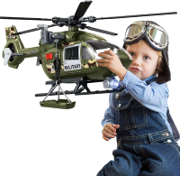Green Military Big Helicopter ToysArmy Toys with Lights & SoundsBirthday Gift for 2 3 4 5 Years Old 