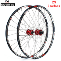 Novatec mountain bike wheel set MTB 29 inch bearing aluminum alloy 7-11S disc brake 32H bucket axle bicycle wheel
