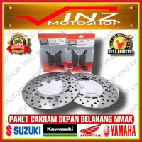 PIRINGAN CAKRAM NMAX DEPAN BELAKANG DISC KOMPLIT KAMPAS REM