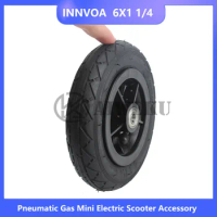 6 Inch 6x1 1/4 Inner Tube Outer Tyre Wheel for Wheelchair Pneumatic Gas Mini Electric Scooter Accessory 6*1 1/4 Inflation Tire