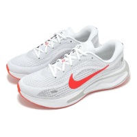 【NIKE 耐吉】慢跑鞋 Journey Run 男鞋 白 粉紅 螢光粉 緩震 運動鞋(FN0228-106)