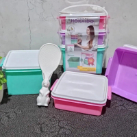 Rantang Hokaido 3 Susun untuk Peralatan Dapur - Kitchenware