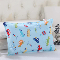 High Quality Cartoon Pillowcase Cotton Children Bed Pillow Cover 38*58cm Latex Memory Pillowcase Baby Comfortable Pillow Cover