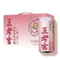 12×王老吉無糖飲料山茶花風味涼茶飲料310ml*12罐