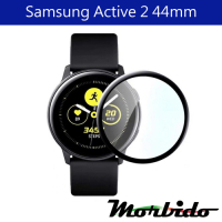 Morbido蒙彼多Samsung Galaxy Watch Active2 44mm黑邊保護貼/1入