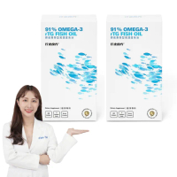 【行走良方】挪威91%易吞型高濃度魚油軟膠囊2入組(60粒/入-EPA480mg+DHA320mg+DPA50mg)