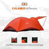 Tenda Calamus 4 Kapasitas 4-5 orang Tenda Outdoor Camping