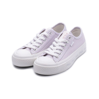 FILA 滾邊帆布鞋 粉紫 5-C915W-991 女鞋
