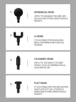 Promo Guncang Massage Gun Mini Alat Pijat Massage Refleksi Getar Relaksasi Otot Rechargeable Terapi 