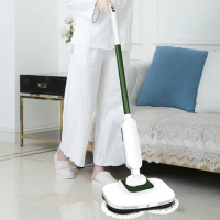 Floor Wiper Cordless Sweeping Waxing Machine Rechargeable Handheld Wireless Electric Mop Polisher Electric Wireless Rotating V5