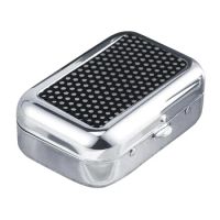 Portable Ashtray Stainless Steel Pocket Ashtray Mini Ashtray with Lid Cigarette Ashtray Container for Smoking Outdoor Travel