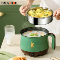 Multi Cookers Electric Rice Cooker Non-stick Pan Heating Pan Electric Cooking Pot Machine Double Layer Steamed Eggs Pan Soup Pot