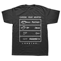 Funny Computer C Language Java Programmer Developer T Shirts Cotton Streetwear Short Sleeve Harajuku Engineer Gifts T-shirt