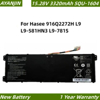 SQU-1604 15.28V 48.8wh 3200mAh Laptop Battery For Hasee 916Q2272H L9 L9-581HN3 L9-781S