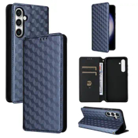 30pcs/lot For Galaxy S22 Ultra S21 Ultra/Plus S21 FE 3D Checker Series Wallet Leather Case For Samsung Galaxy S23 Ultra/Plus