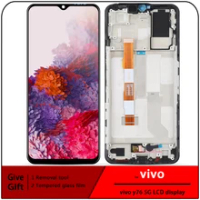 6.58" Original For VIVO Y76 LCD Display Touch Screen Digitizer For VIVO Y76 5G V2124 Display