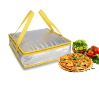 Portable Drink Storage Food Thermal Delivery Carrier Pizza Delivery Bag Cooler Bag Ice Pack Insulation Bag