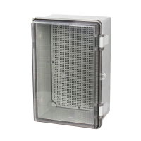 戶外防水接線盒搭扣透明防水箱儀錶電氣控製箱合頁塑料配電箱