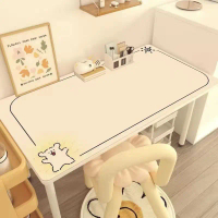 Line puppy PVC table mat cartoon study desk mat washable office desk mat student dormitory decoratio
