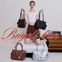 Witchezกระเป๋าสะพายรุ่น Bagel  Bun Tote Bag คําแนะนําการขายที่ร้อนแรงในเดือนนี้