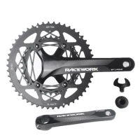 RACEWORK Road Bike Crankset Integrated Hollowtech Chainring 110Bcd Plate Carriage Connecting Rods 170Mm Bicycle Crank