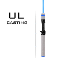 FRRTC READY STOCK 1.68/1.80M UL Power Pancing Rod Karbon Gentian Pancing Berr/Tuang Batang Udang Ult