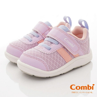 Combi日本康貝機能休閒童鞋-NICEWALK醫學級成長機能鞋C2201PP紫(寶寶段.中小童段)
