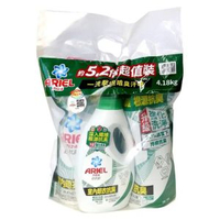 ARIEL 超濃縮抗菌洗衣液 室內晾衣抗臭 800g + 補充裝 1690g x2 #85925